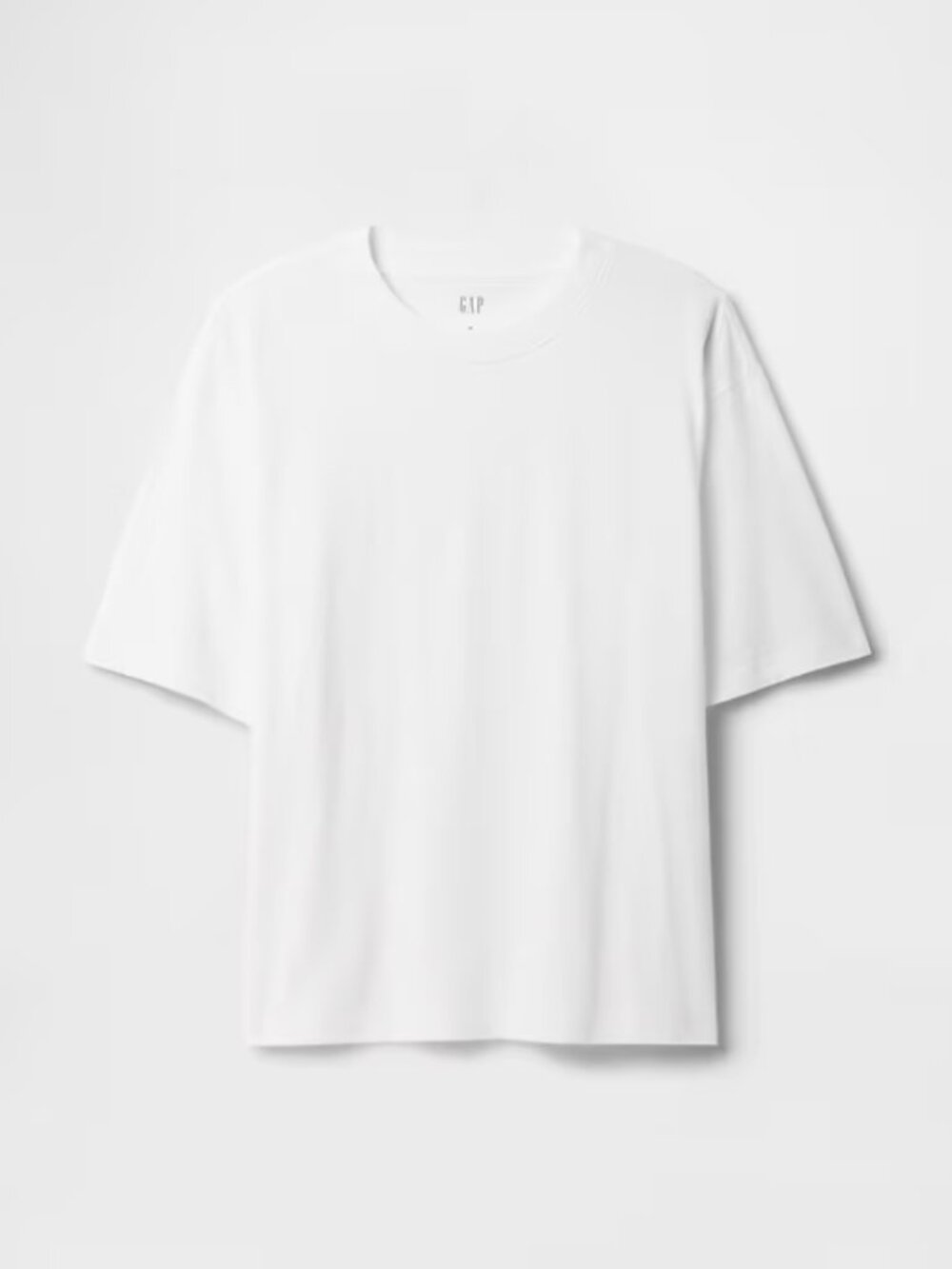 GAP Men's Vintage Soft Boxy T-Shirt, Optic White, Medium, EUC